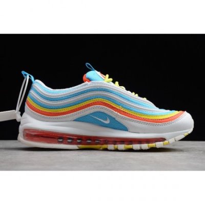 Nike Bayan Air Max 97 Ul '17 Sarı / Mavi Koşu Ayakkabısı Türkiye - U077CHV6